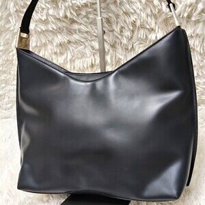 GUCCI Hobo Bag Handbag Leather Black
